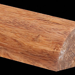 Prefinished Strand Carbonized Bamboo 3/4 in thick x .75 in wide x 6 ft Length Quarter Round